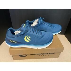 Mens TOPO Magnifly 5 Blue/Green Running Shoes. Size 11 Wide. SEE DETAILS!!!